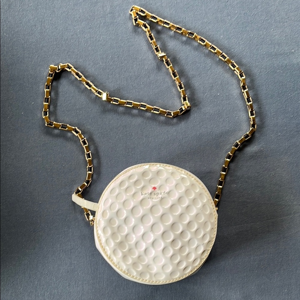 Kate Spade Ivory Textured Crossbody Bag